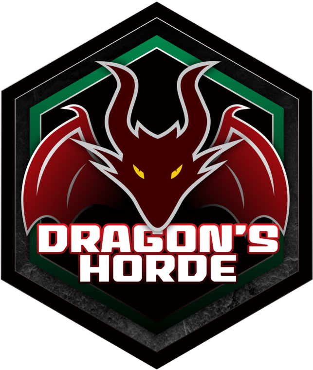 Dragons Horde Logo - Emblem Clipart (643x761), Png Download