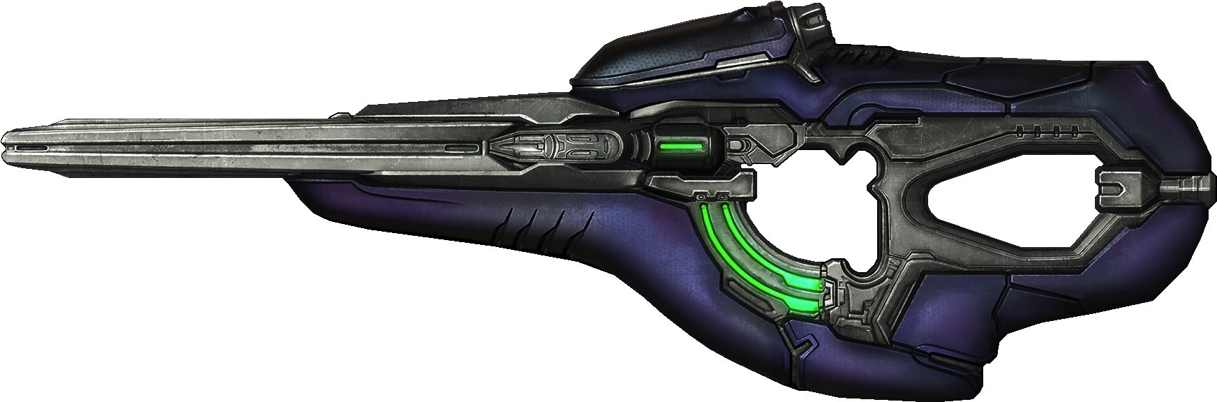 Halo 5/halo 4/halo 3/halo - Needle Rifle Halo Clipart (1800x640), Png Download