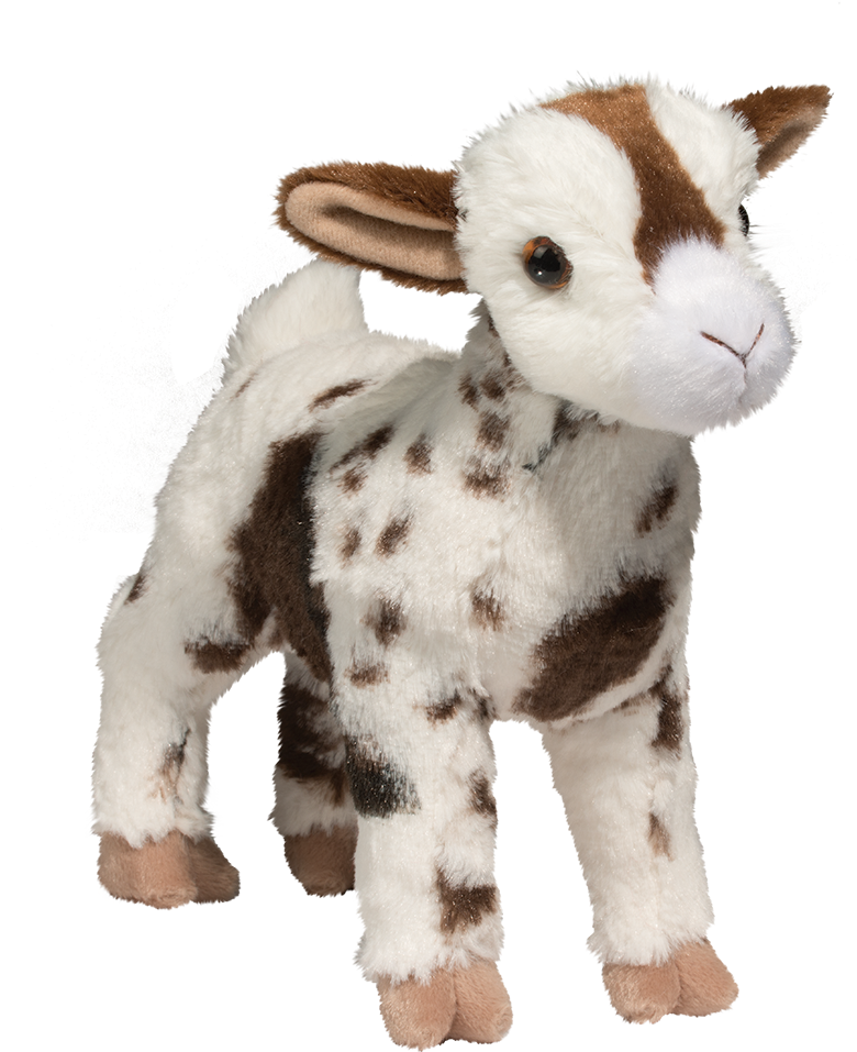 Gerti The Goat Plush Animal - Plush Goat Clipart (1000x1000), Png Download