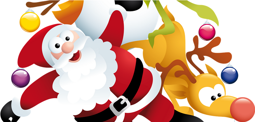 Feliz Natal - Funny Christmas Tree Drawing Clipart (1247x420), Png Download