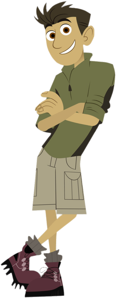 Download Png - Wild Kratts Chris Png Clipart (400x1047), Png Download