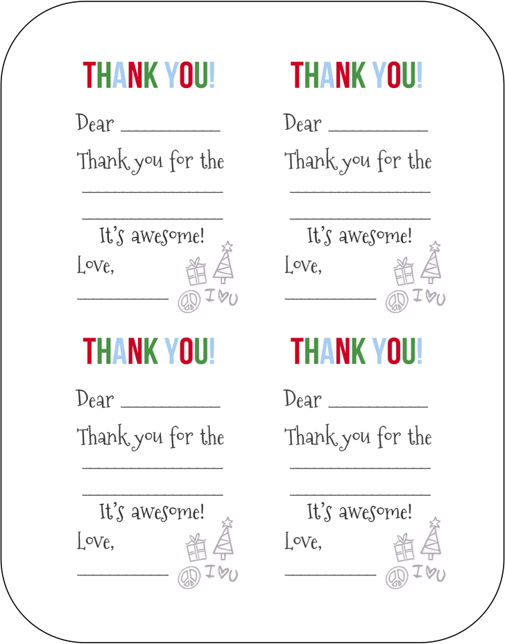 Free Fill In The Blank Thank You Cards Fill In The Blank Thank You Printable Clipart Large Size Png Image Pikpng