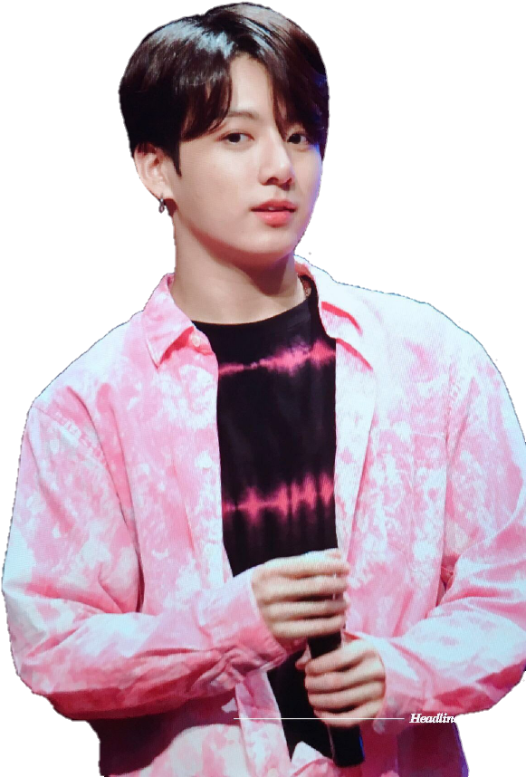 56 Images About ✶⌑࣭࣪⇝ Jungkook Png - Fansign Jungkook Pink Clipart (602x903), Png Download