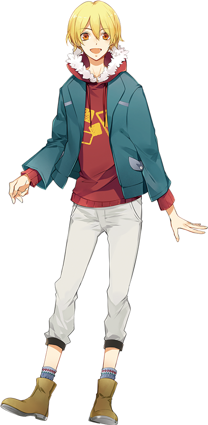He Lives At A Power Plant And Claims To Be 3% Computer, - Anime Male Full Body Clipart (520x870), Png Download