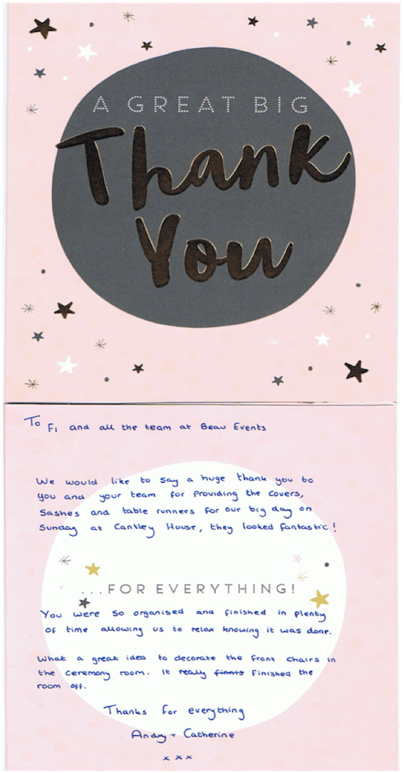 Great Big Thank You Card - Poster Clipart (800x1131), Png Download