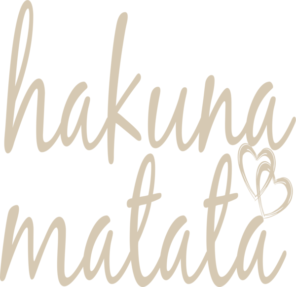 Hakuna Matata Svg Eps Dxf Png Vector Graphic Design - Vector Hakuna Matata Svg Clipart (600x582), Png Download