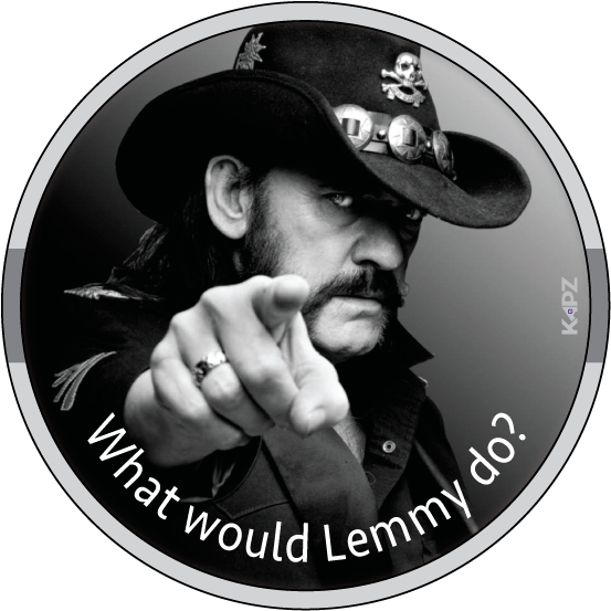 Lemmy Black And White Clipart (600x600), Png Download