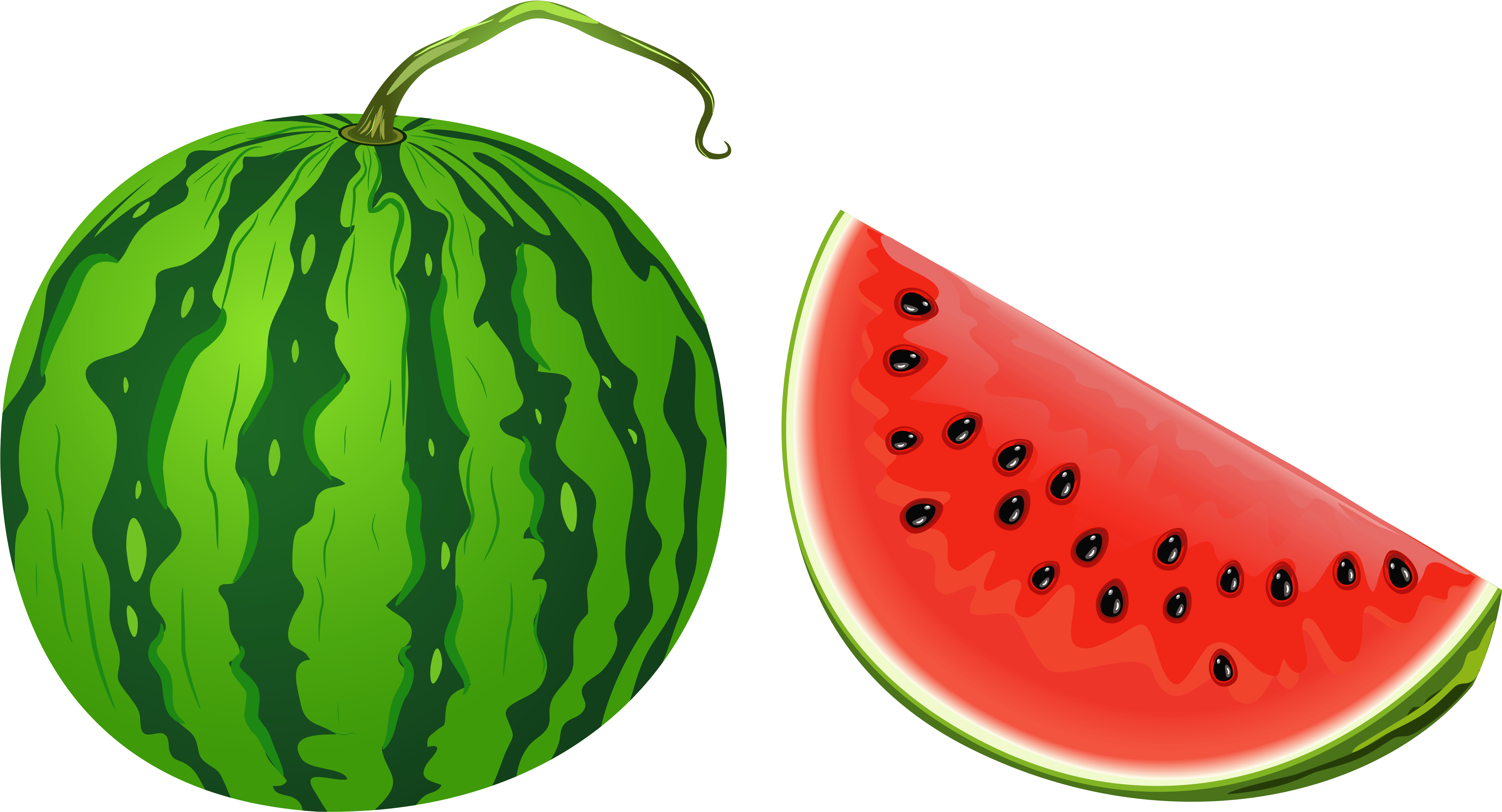 Watermelon Png Clipart (5472x3036), Png Download