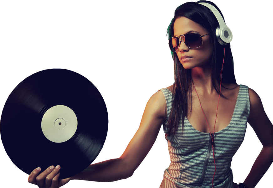 Dj Girl Png - Dj Girl Images Png Clipart (872x600), Png Download