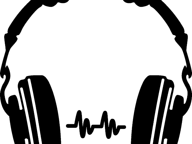 Dj Clipart Dj Headset - Headphone Silhouette - Png Download (640x480), Png Download