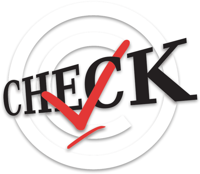 Check Mark Logo Clipart Best - Check Check - Png Download (700x640), Png Download