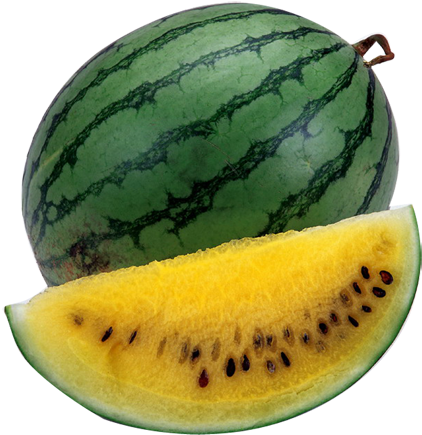 Watermelon Png Image Hd - Square Yellow Watermelon Clipart (588x624), Png Download