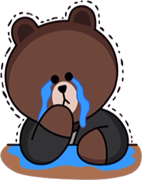 Cry-brown - Brown And Cony Cry Clipart (524x640), Png Download