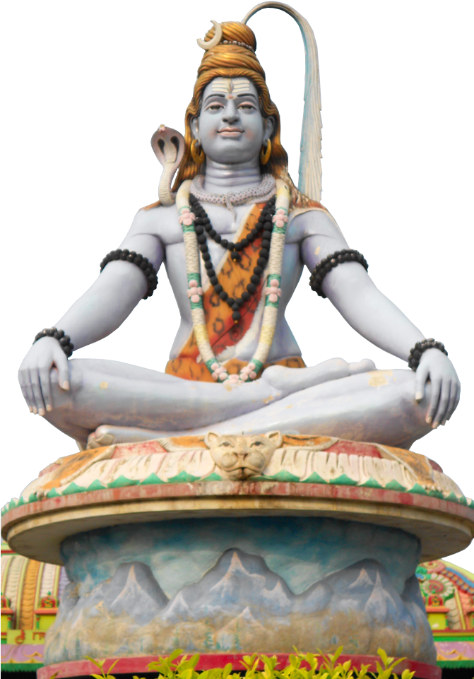670 X 1000 9 0 - Shiva Statue Png Clipart (670x1000), Png Download