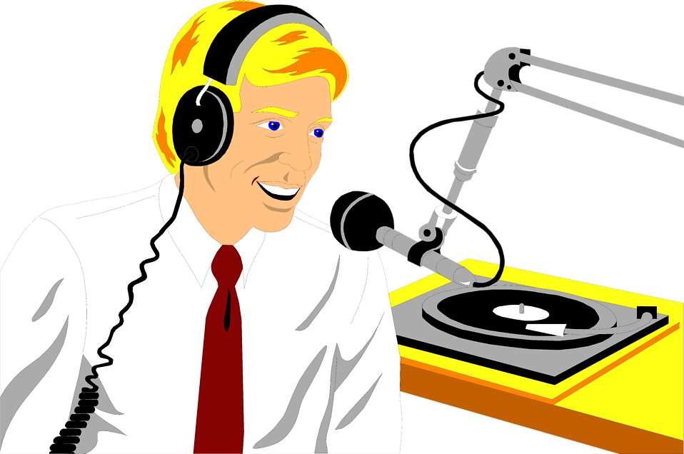 Freeuse Stock Collection Of High Quality Free Cliparts - Radio Jockey Clipart - Png Download (958x636), Png Download