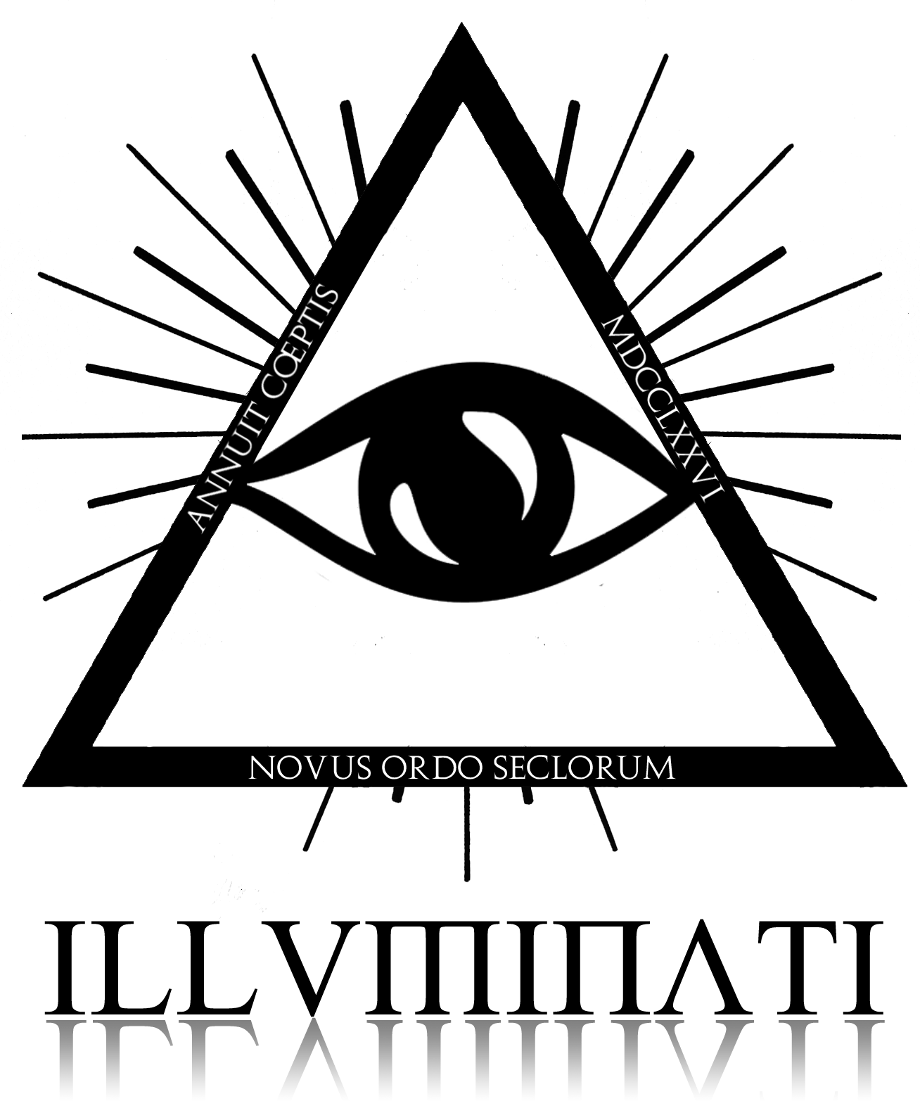 Illuminati Ico Clipart (1308x1565), Png Download