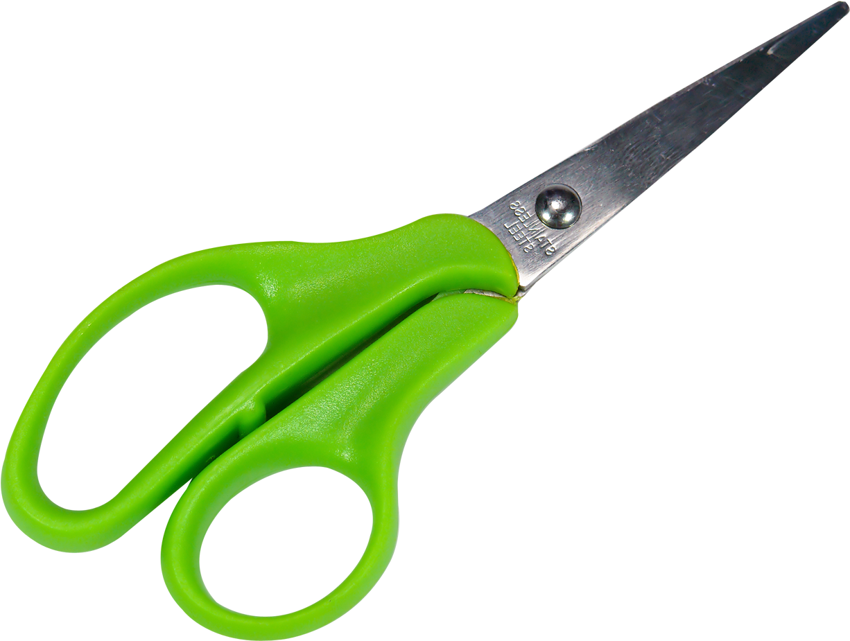 Green Scissors Png Clipart (1410x1086), Png Download