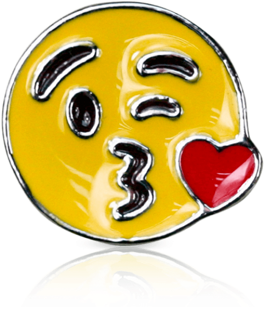 Kissing Emoji - Circle Clipart (520x760), Png Download