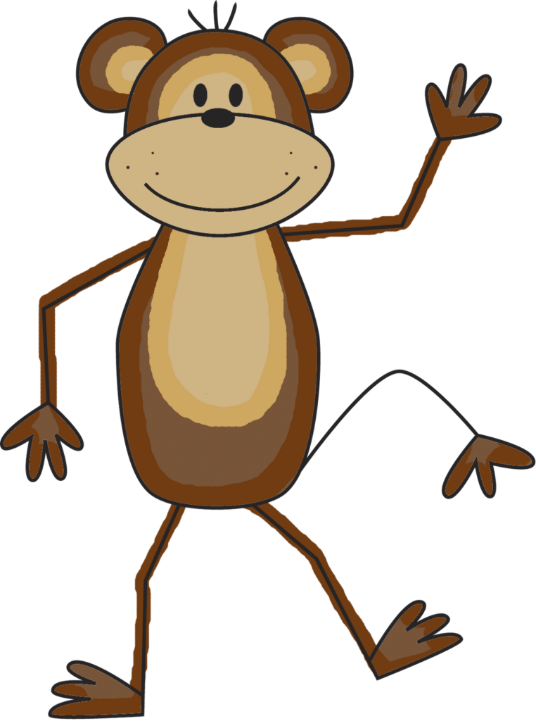 Monkey Png 29 Clipart Images Computer - Clip Art Transparent Png (762x1024), Png Download