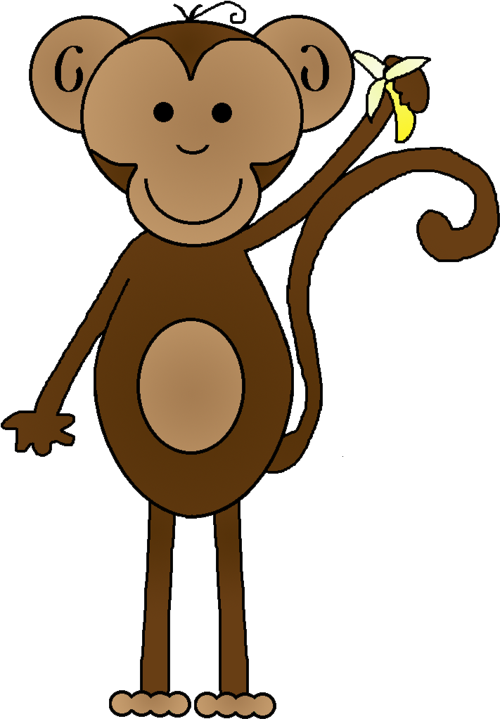 Picture Transparent Download Clip Art Panda Free Images - Brown Monkey Clip Art - Png Download (736x1048), Png Download