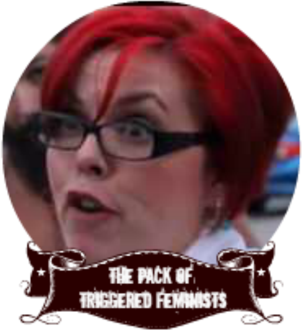 Triggered Feminist Png , Png Download Clipart (620x677), Png Download
