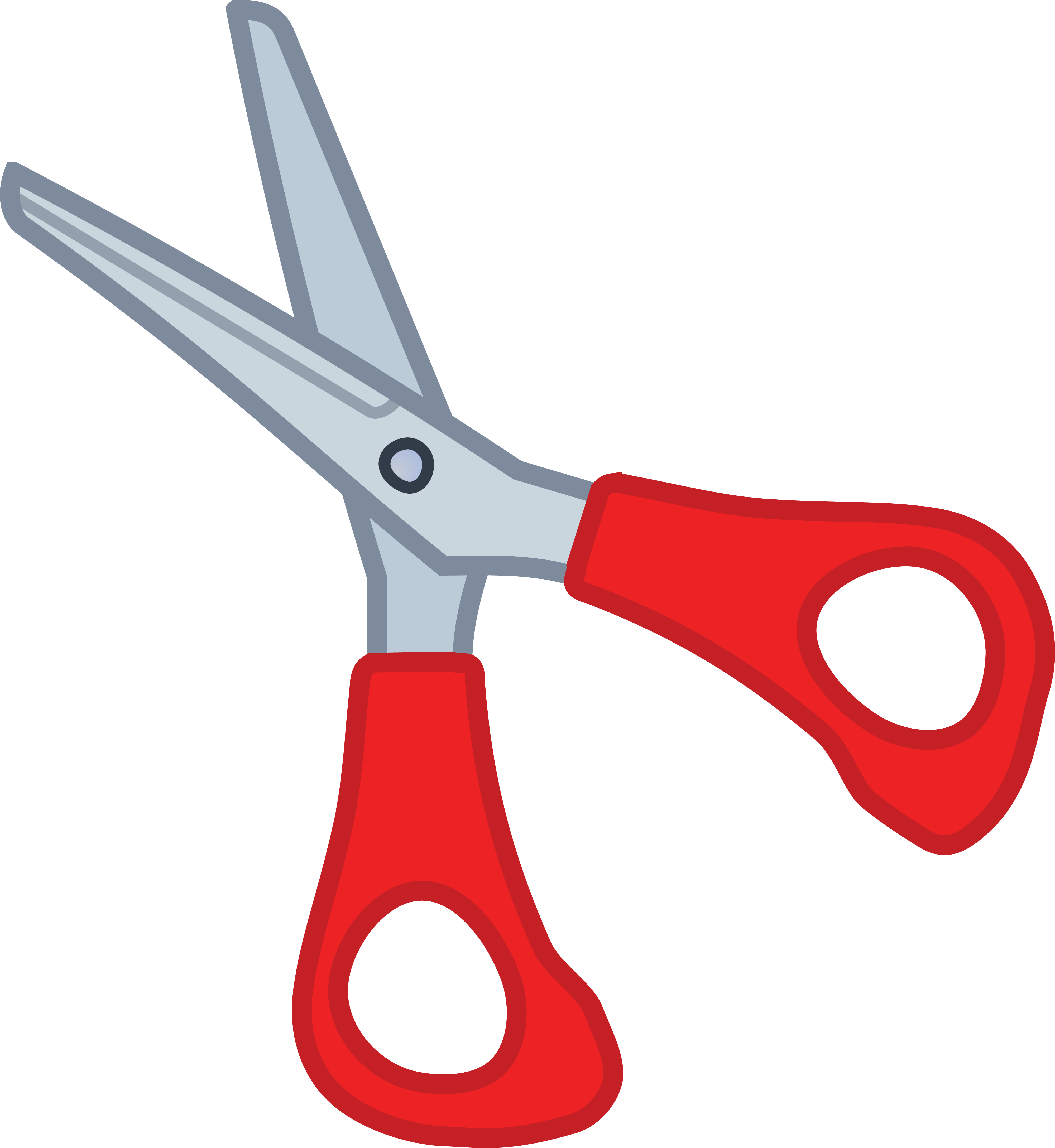 Free Clipart Of A Pair Of Scissors - Pair Of Scissors Clipart - Png Download (4000x4354), Png Download