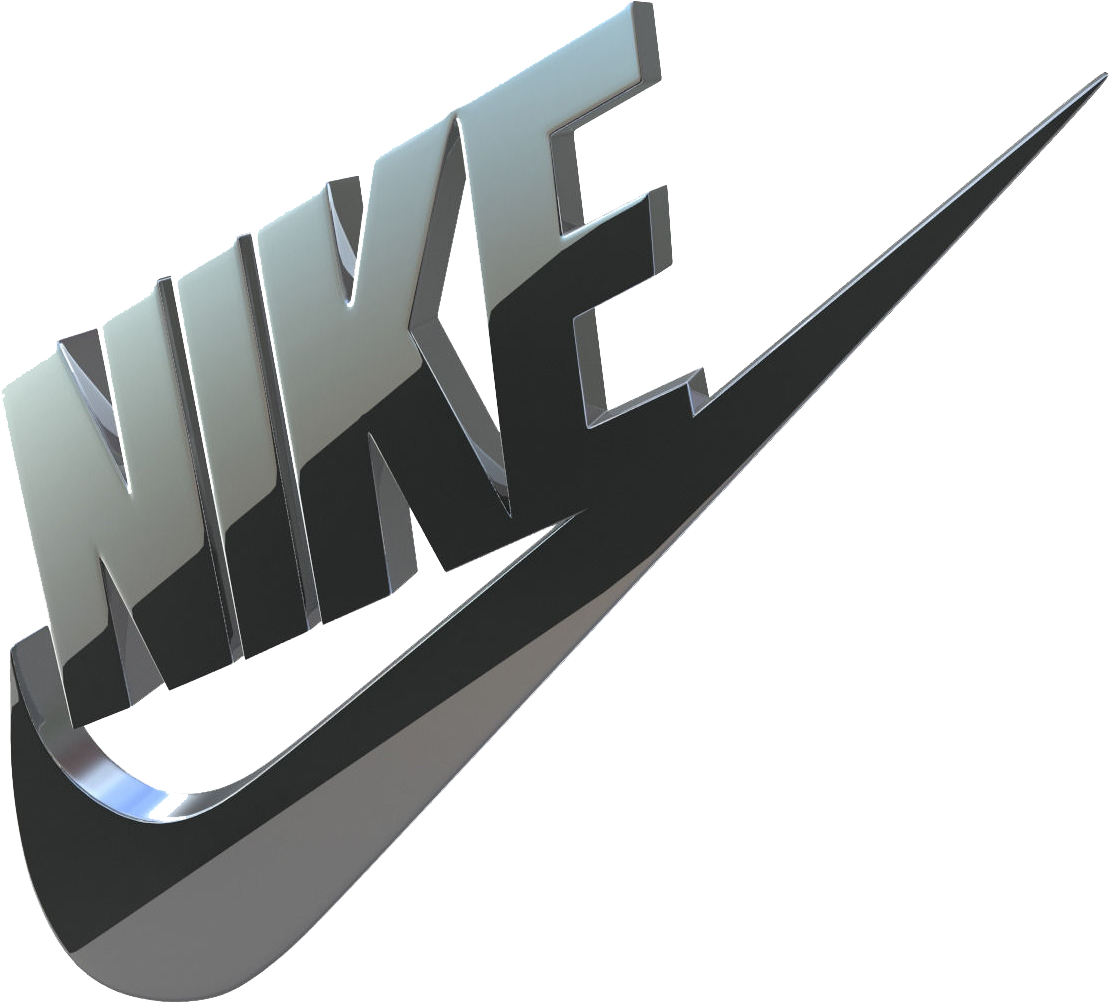 Nike Logo 3d Model Clipart (1200x1200), Png Download