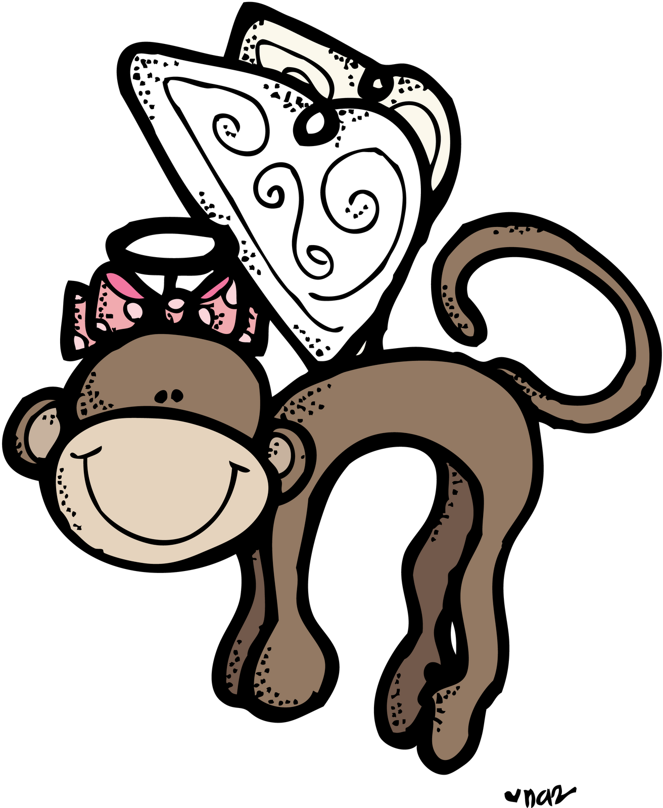 Funny Monkey Drawings - Flying Monkey Clipart - Png Download (1318x1600), Png Download