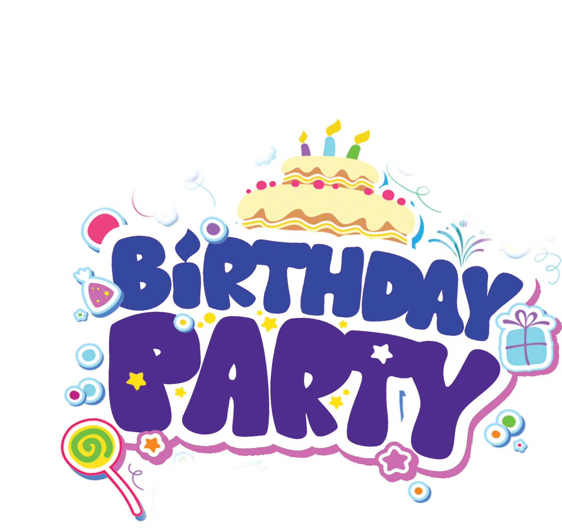 Happy birthday надпись картинка