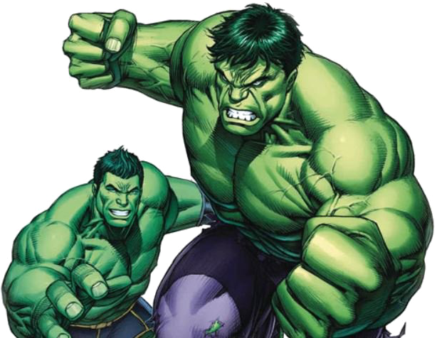 Generations Banner Hulk & Totally Awesome Hulk Clipart (613x505), Png Download