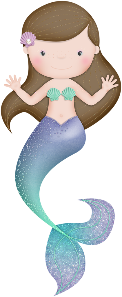 Mermaids - Illustration Clipart (421x1024), Png Download