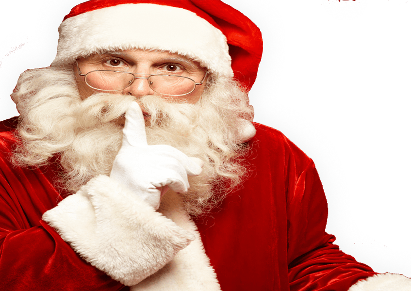 Santa's Official Blog - Santa Claus Clipart (847x600), Png Download