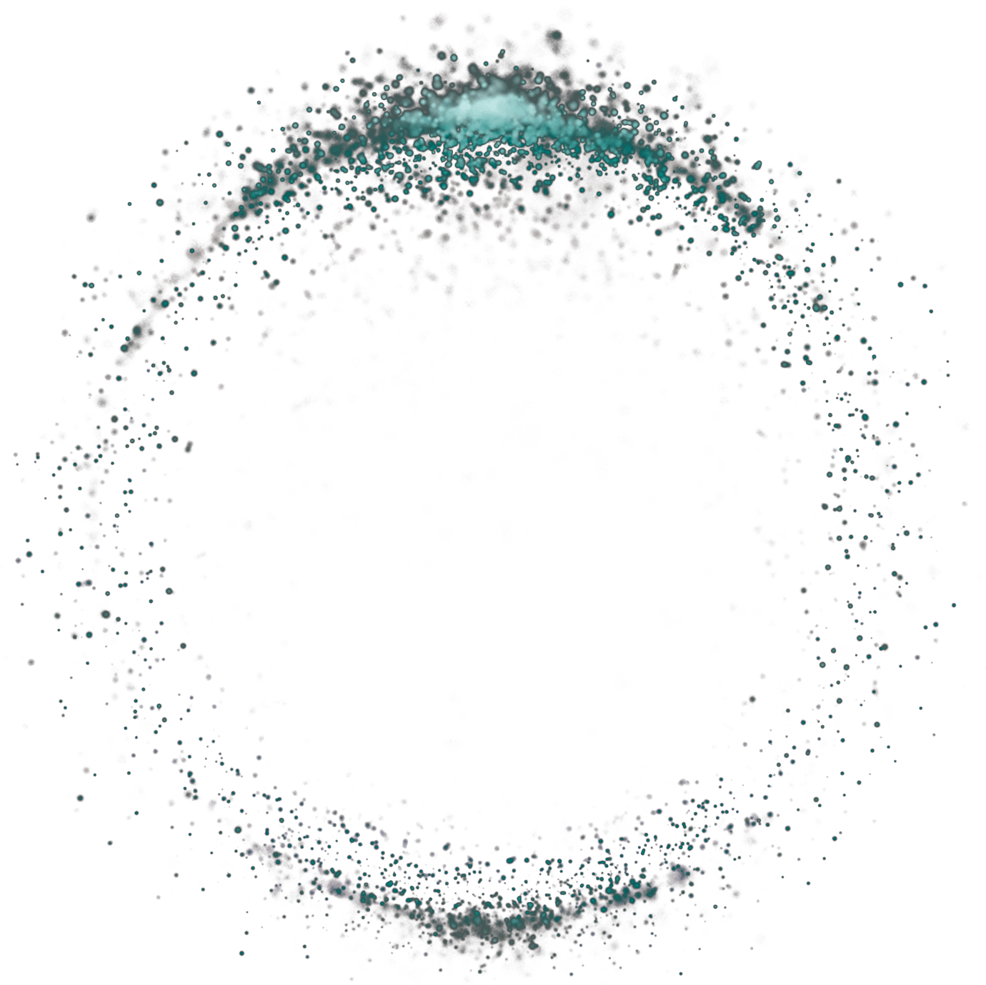 Noyau Particles Logo - Circle Clipart (1380x1379), Png Download