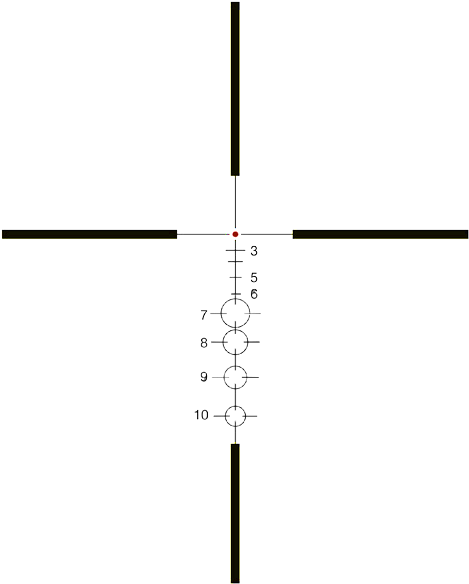 Scope Png - Elcan Specterdr 7.62 Reticle Clipart (600x600), Png Download