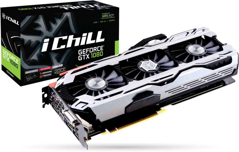 Ichill Geforce Gtx 1080 X4 - Inno3d Ichill Gtx 1060 Clipart (1024x648), Png Download