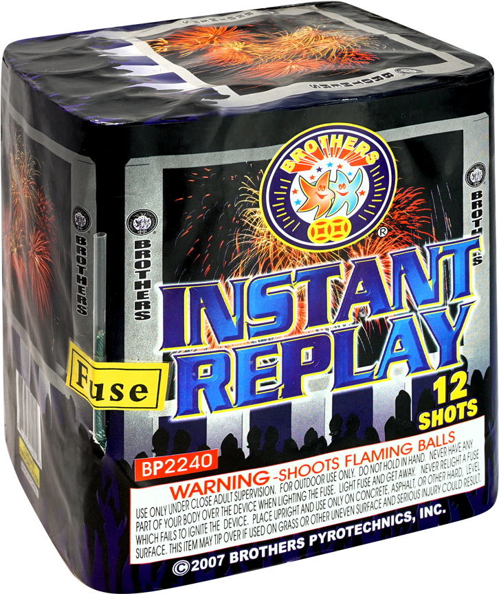 Instant Replay Firework , Png Download Clipart (726x864), Png Download