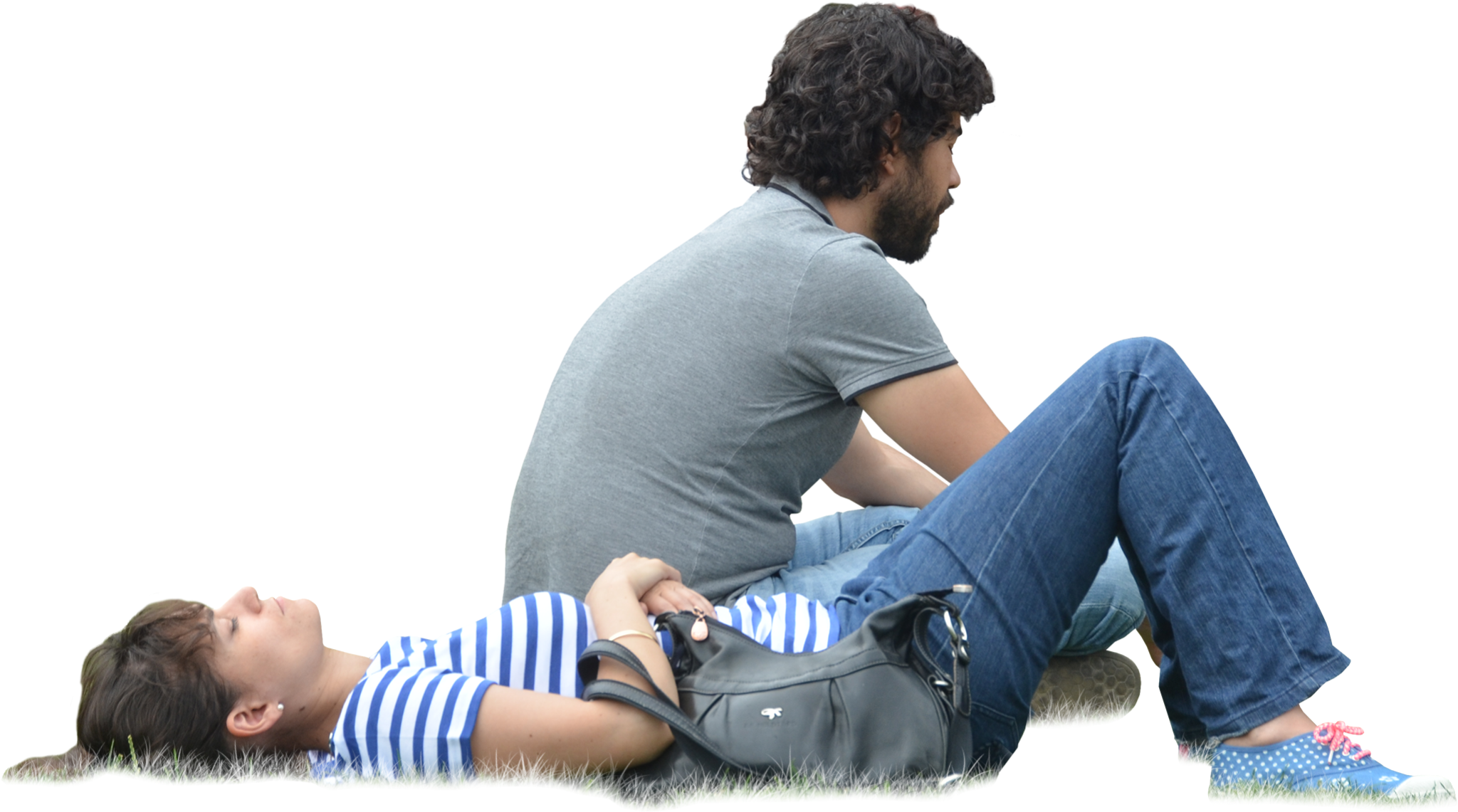 Free - Sitting Clipart (2047x2048), Png Download