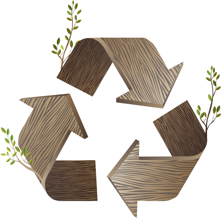 Sustainable Wood Management - Zero Waste Gif Anime Clipart (783x746), Png Download