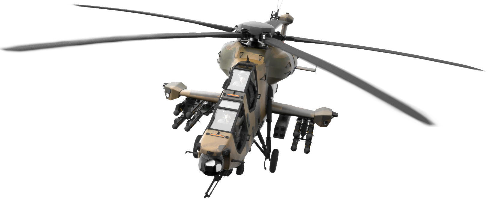 Attack Helicopter Png Clipart (1626x662), Png Download
