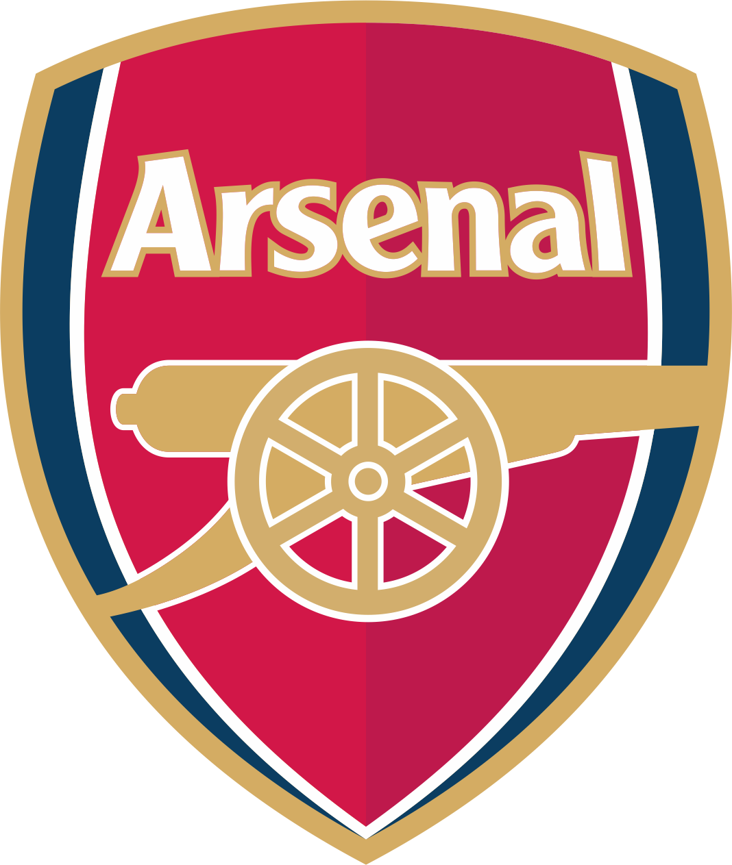 Beautiful Arsenal Foot Ball Club Logo Vector Ai Png - Logo Dream League Soccer 2019 Arsenal Clipart (1068x1263), Png Download