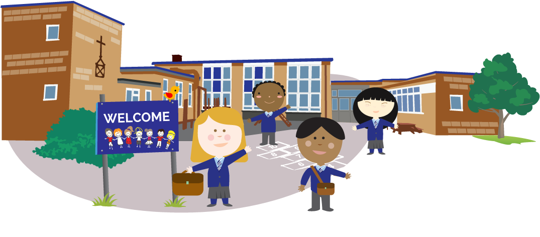 Primary School Png - School Uk Clip Art Transparent Png (1074x600), Png Download