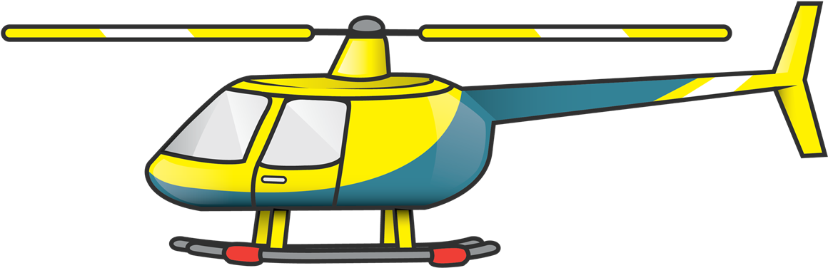 Helicopter Helicopter Crash - Helicopter Clipart Png Transparent Png (1200x516), Png Download