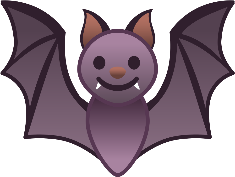 Bat Icon - Fledermaus Emoji Clipart (1024x1024), Png Download