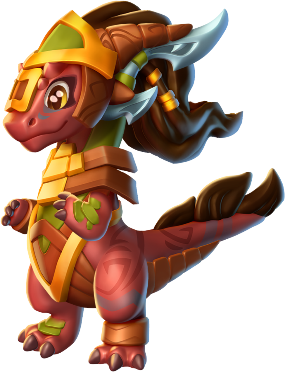 Amazon Dragon - Amazon Dragon Mania Legends Clipart (975x1270), Png Download