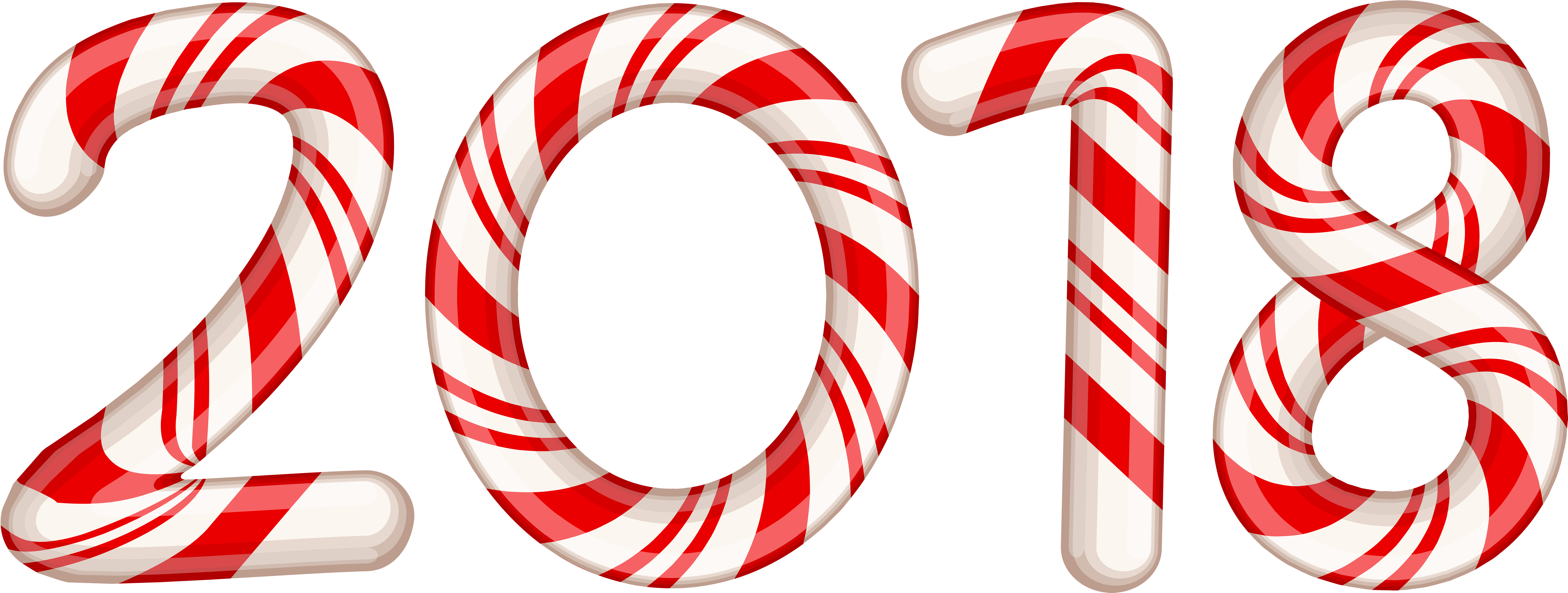 Candy Cane Png Clipart (8000x3066), Png Download