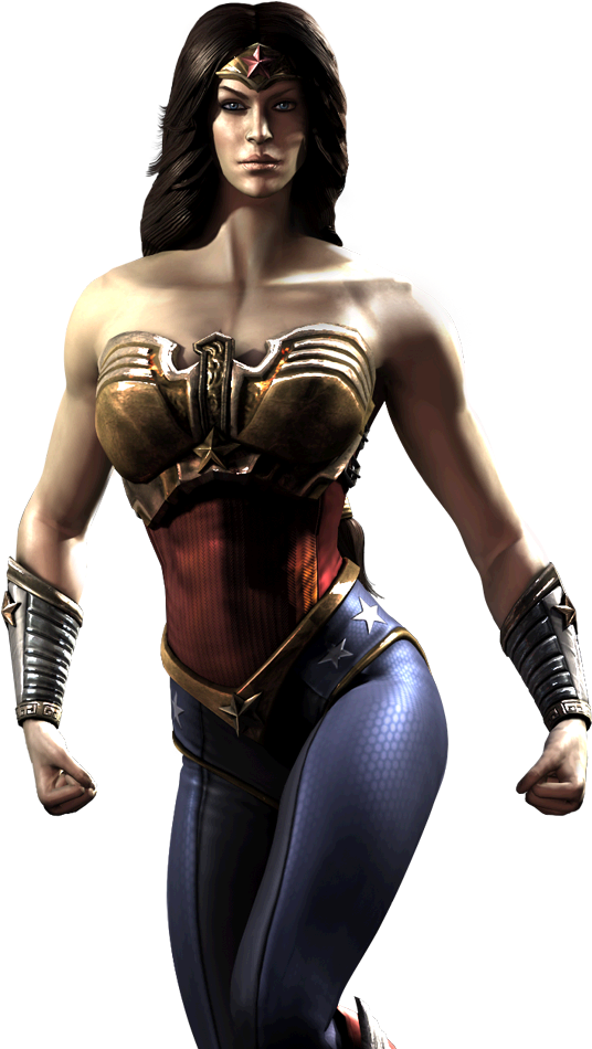Injustice Gods Among Us Wonder Woman Clipart (732x960), Png Download