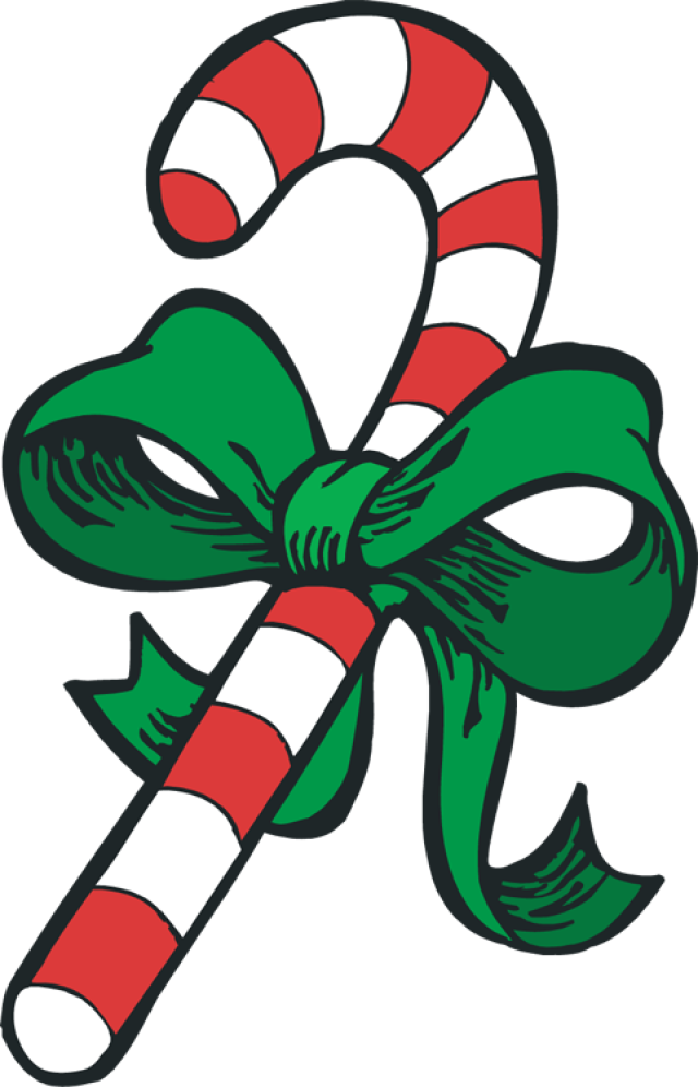 Candy Cane Clipart At Getdrawings - Christmas Candy Cane Clipart - Png Download (640x996), Png Download