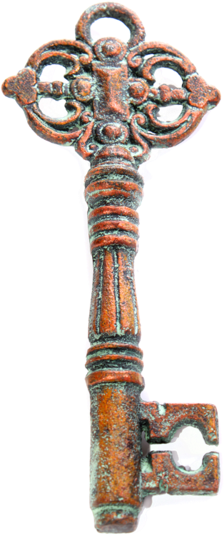 Download Vintage Key Png Image - Vintage Keys Png Transparent Clipart (500x874), Png Download