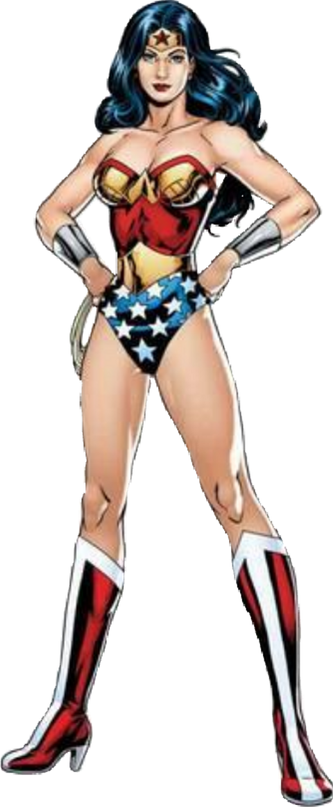 Wonder Woman Justice League Comic Clipart (480x1161), Png Download