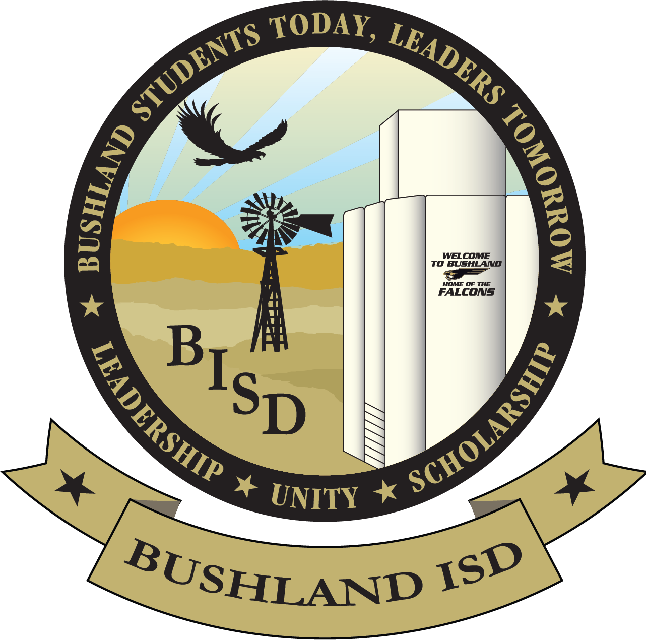 Bushland Independent School District - Burdwan Central Cooperative Bank Logo Clipart (1282x1270), Png Download